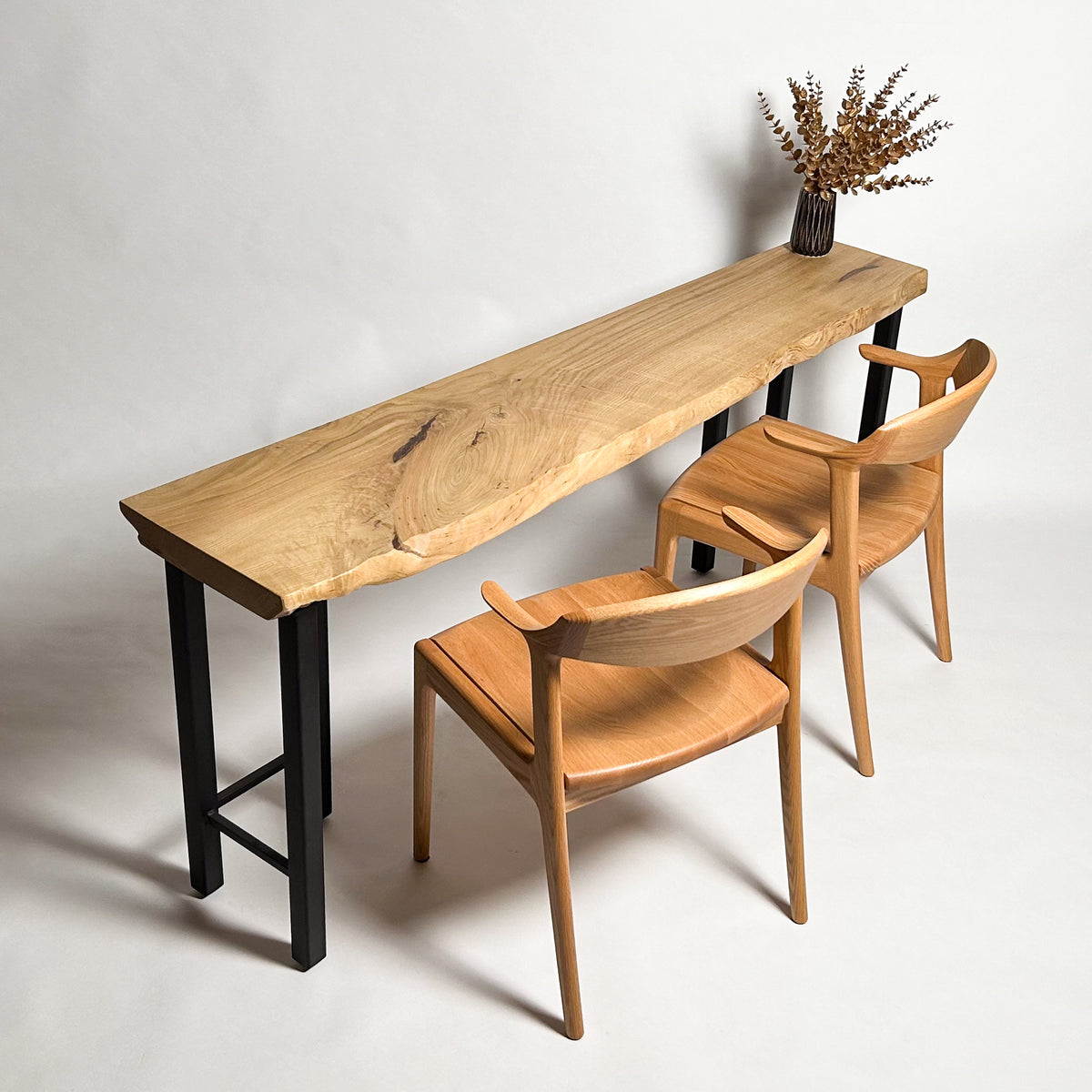 KIDOMEIMOKU 栗一枚板カウンター｜175cm(2人掛け) – 【公式】KIDO