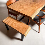 No.2011 欅(けやき)/一枚板ダイニングテーブル/& OSOROISU