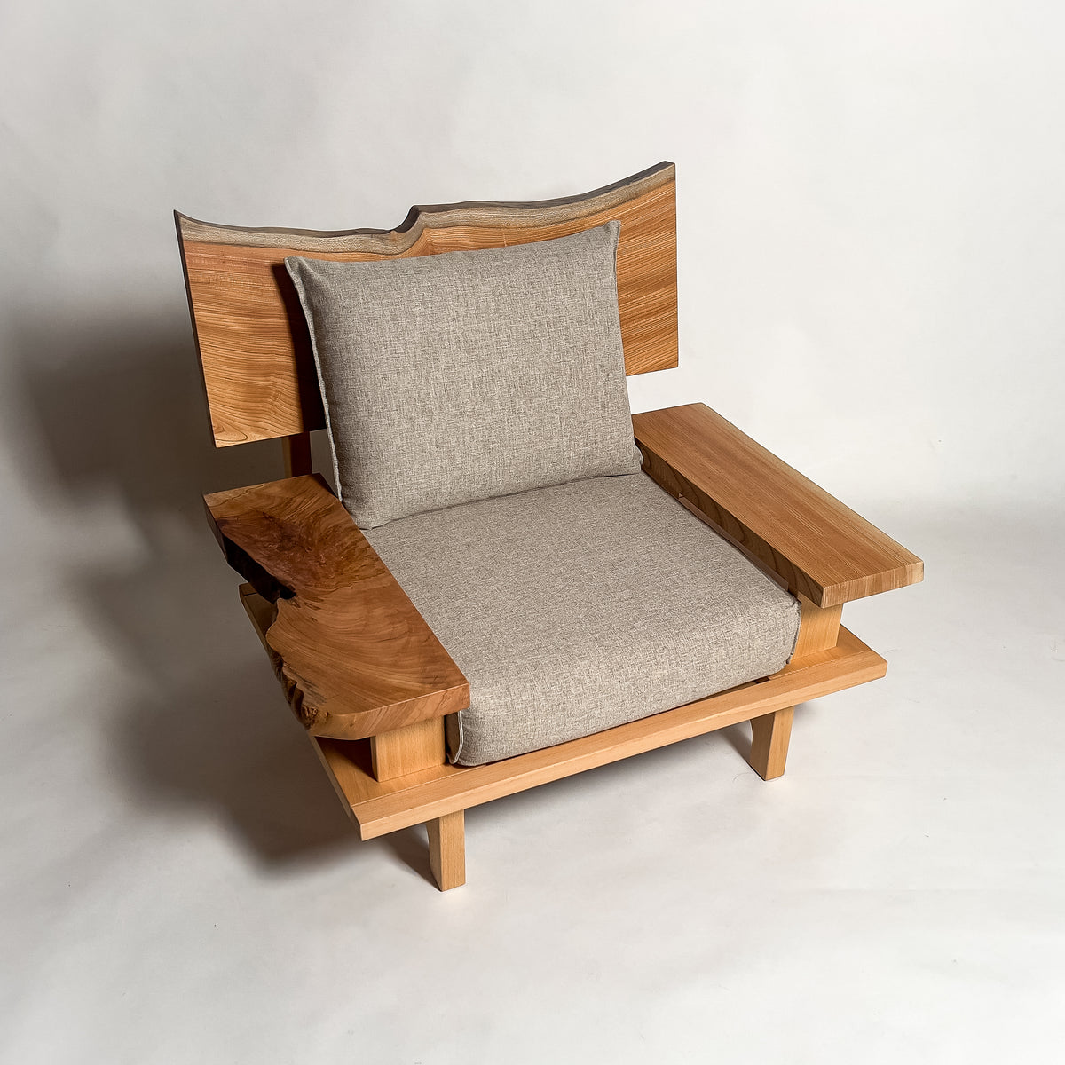 檜1枚板 インテリア 置物 FlexiSpot | 鬼童銘木・一枚板No.1019神代櫤