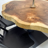 No.1952 モンキーポッド/一枚板ダイニングテーブル