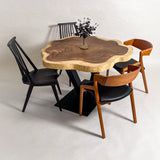 No.1952 モンキーポッド/一枚板ダイニングテーブル