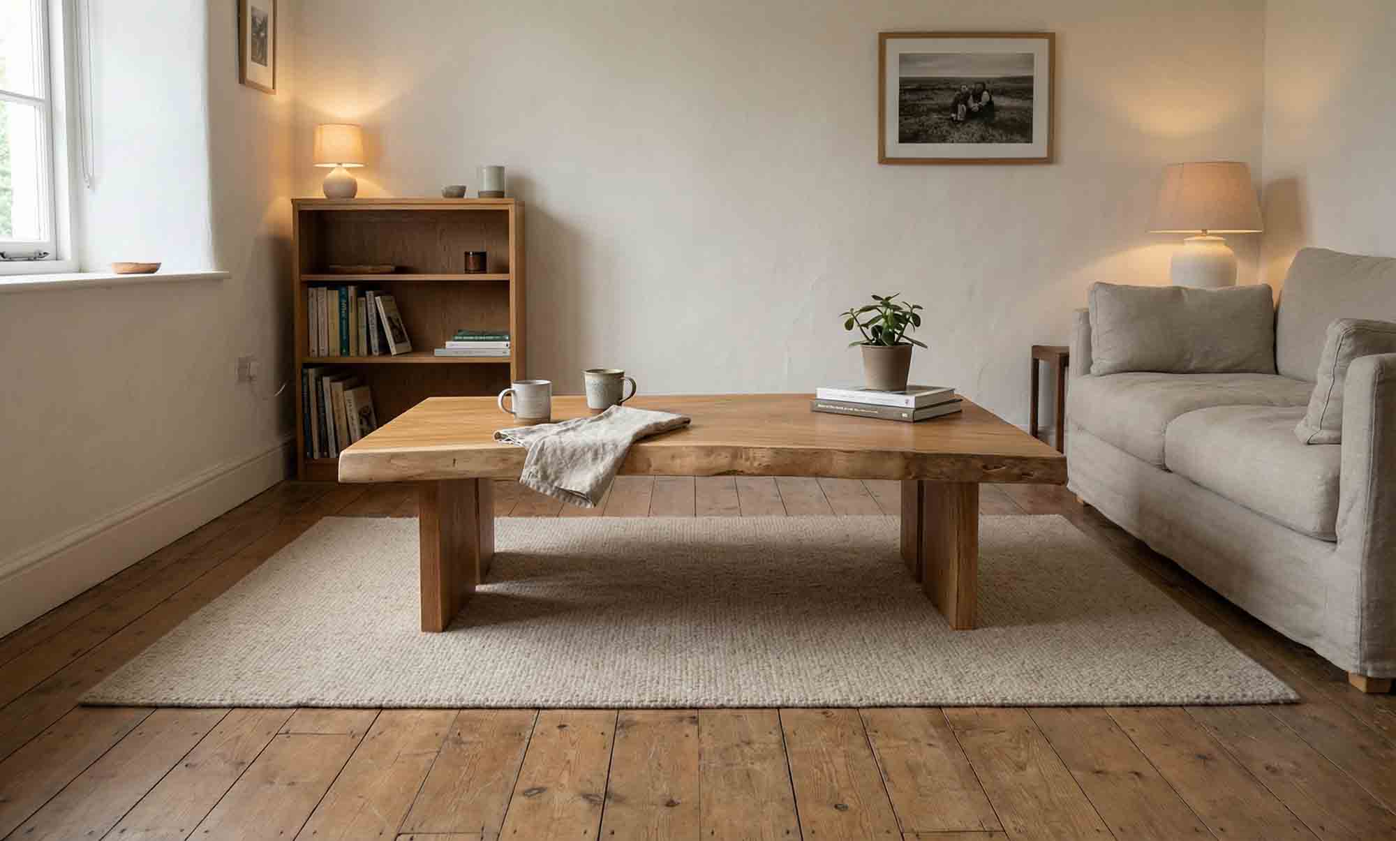 No.2172 欅一枚板ローテーブル｜空間：北欧 – 【公式】鬼童銘木