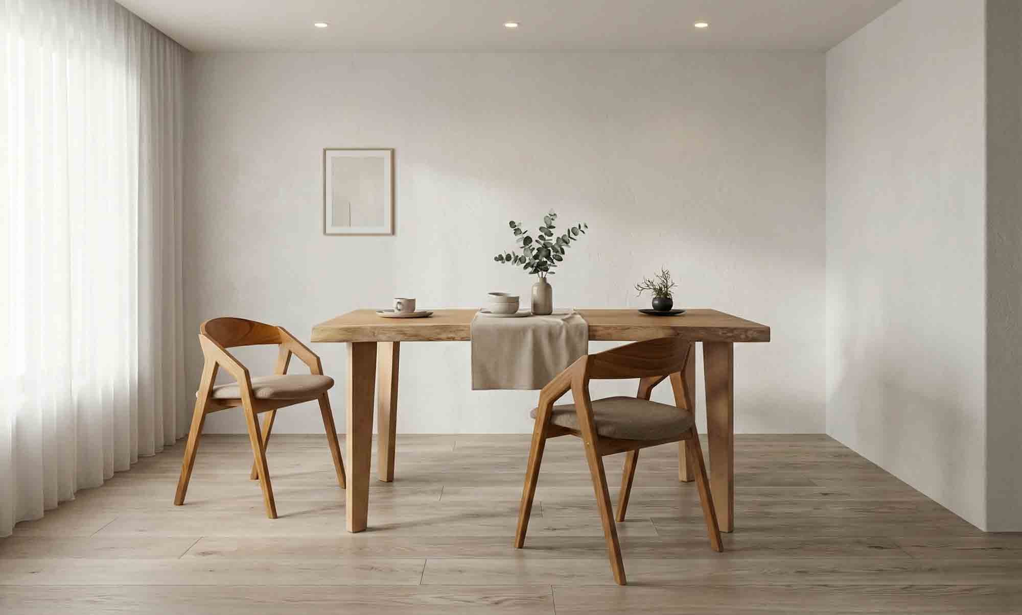 No.2172 欅一枚板ダイニングテーブル｜空間：北欧 – 【公式】鬼童銘木