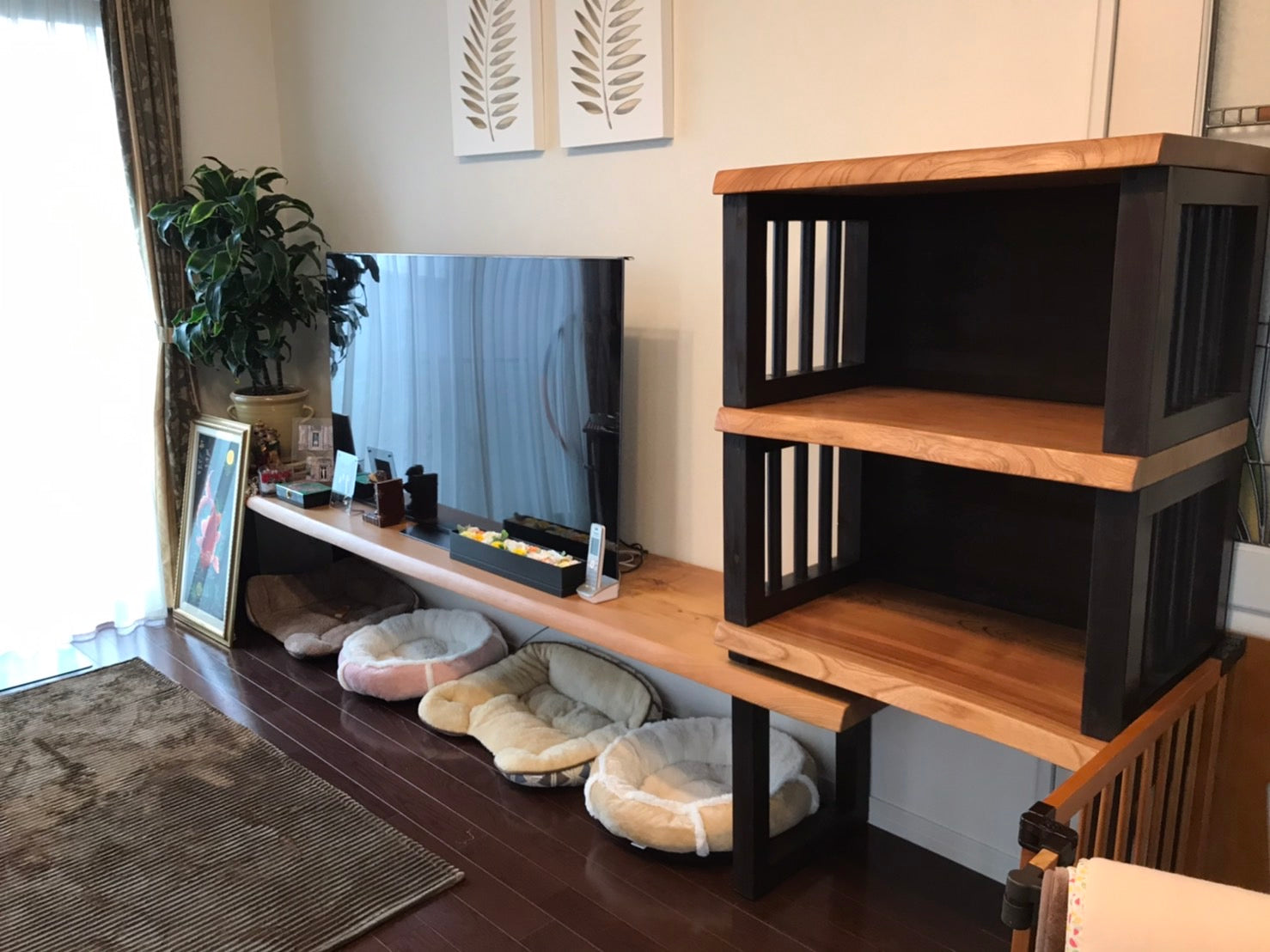 テレビボード/その他 一枚板納品事例｜【公式】KIDOMEIMOKU オンライン