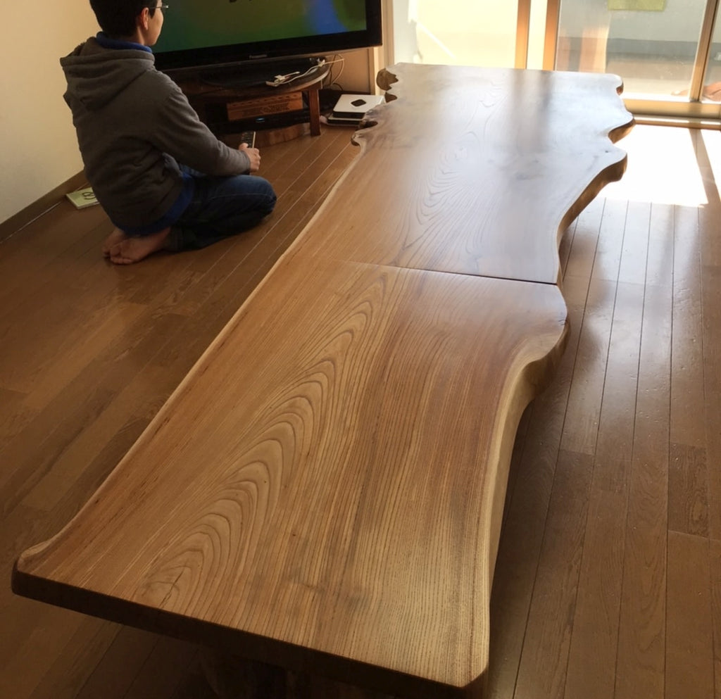 一枚板欅　３メートルテーブル
