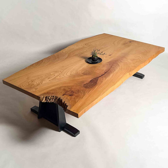 No.2416　欅（けやき）/一枚板リビングテーブル