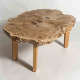 No.2333　ポプラ/一枚板ローテーブル