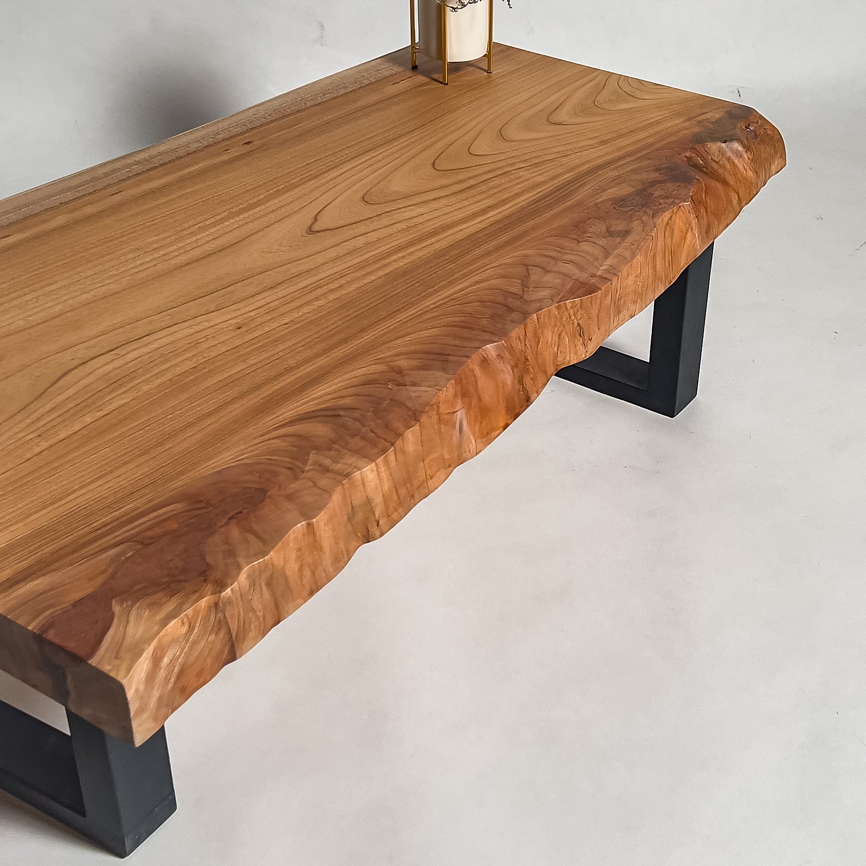 No.2403　欅（けやき）/一枚板ローテーブル