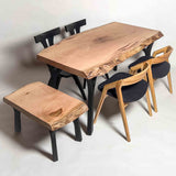 No.2361　プラタナス/一枚板ダイニングテーブル/& OSOROISU