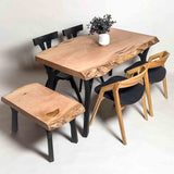 No.2361　プラタナス/一枚板ダイニングテーブル/& OSOROISU