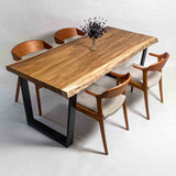 No.1785　モンキーポッド/一枚板ダイニングテーブル