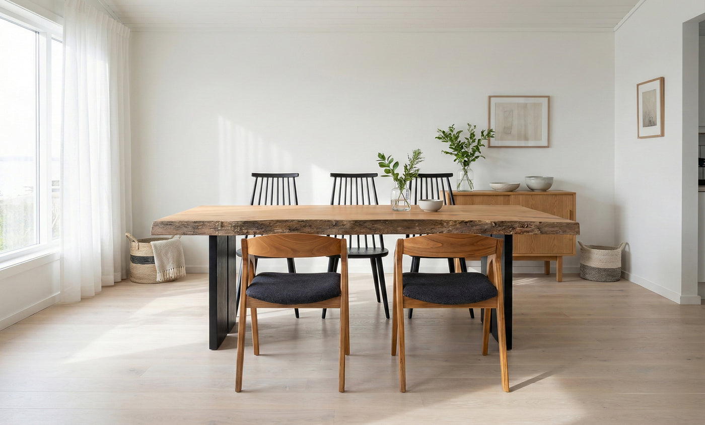 欅と椅子の組み合わせイメージ