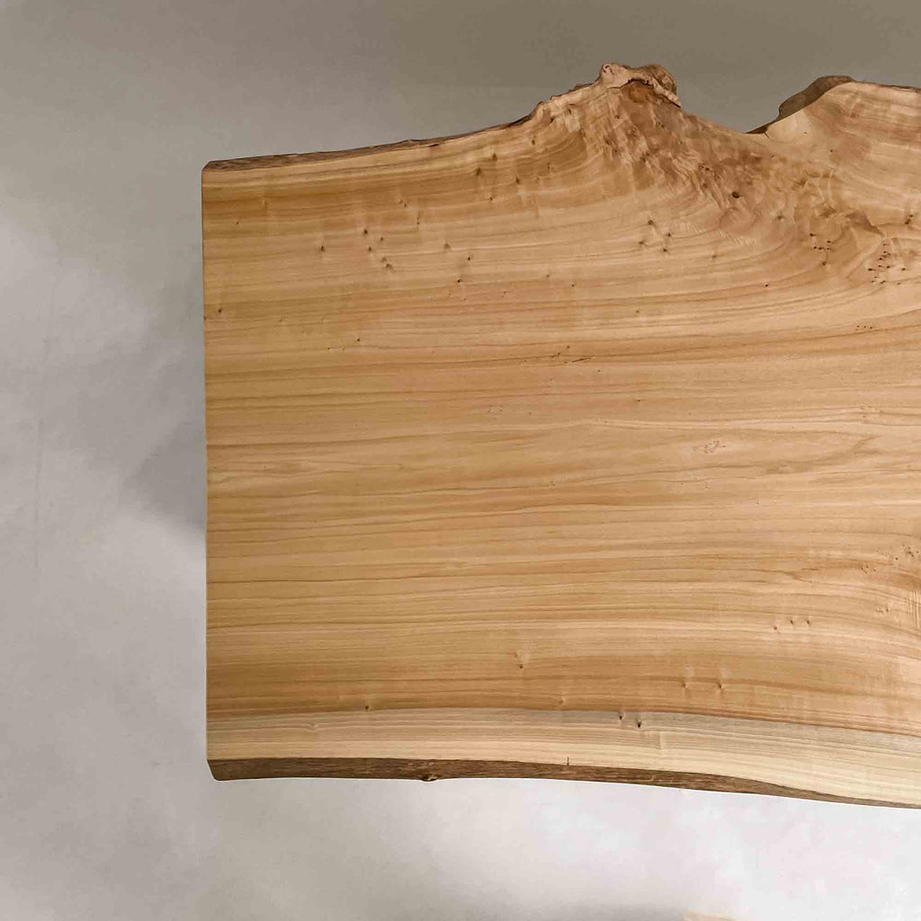 KIDOMEIMOKU ポプラ一枚板ダイニングテーブル｜150cm(4人掛け