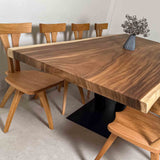 No.1947　モンキーポッド/一枚板ダイニングテーブル