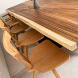 No.1947　モンキーポッド/一枚板ダイニングテーブル