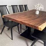 No.1959　モンキーポッド/一枚板ダイニングテーブル