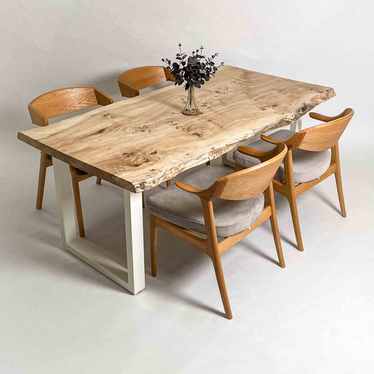 No.2397　ポプラ/一枚板ダイニングテーブル