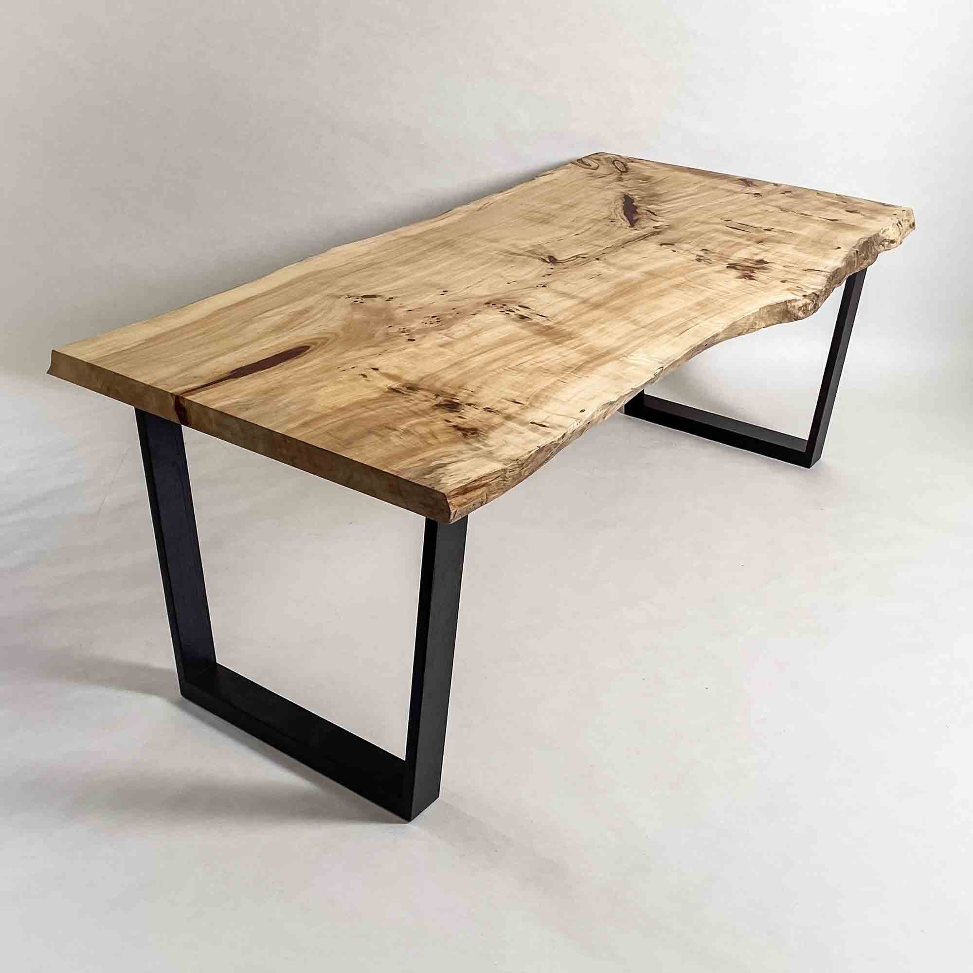 No.2486　ポプラ/一枚板ダイニングテーブル