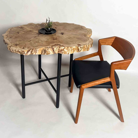 No.2333　ポプラ/一枚板デスク