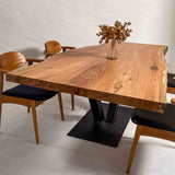 No.2358　欅（けやき）/一枚板ダイニングテーブル