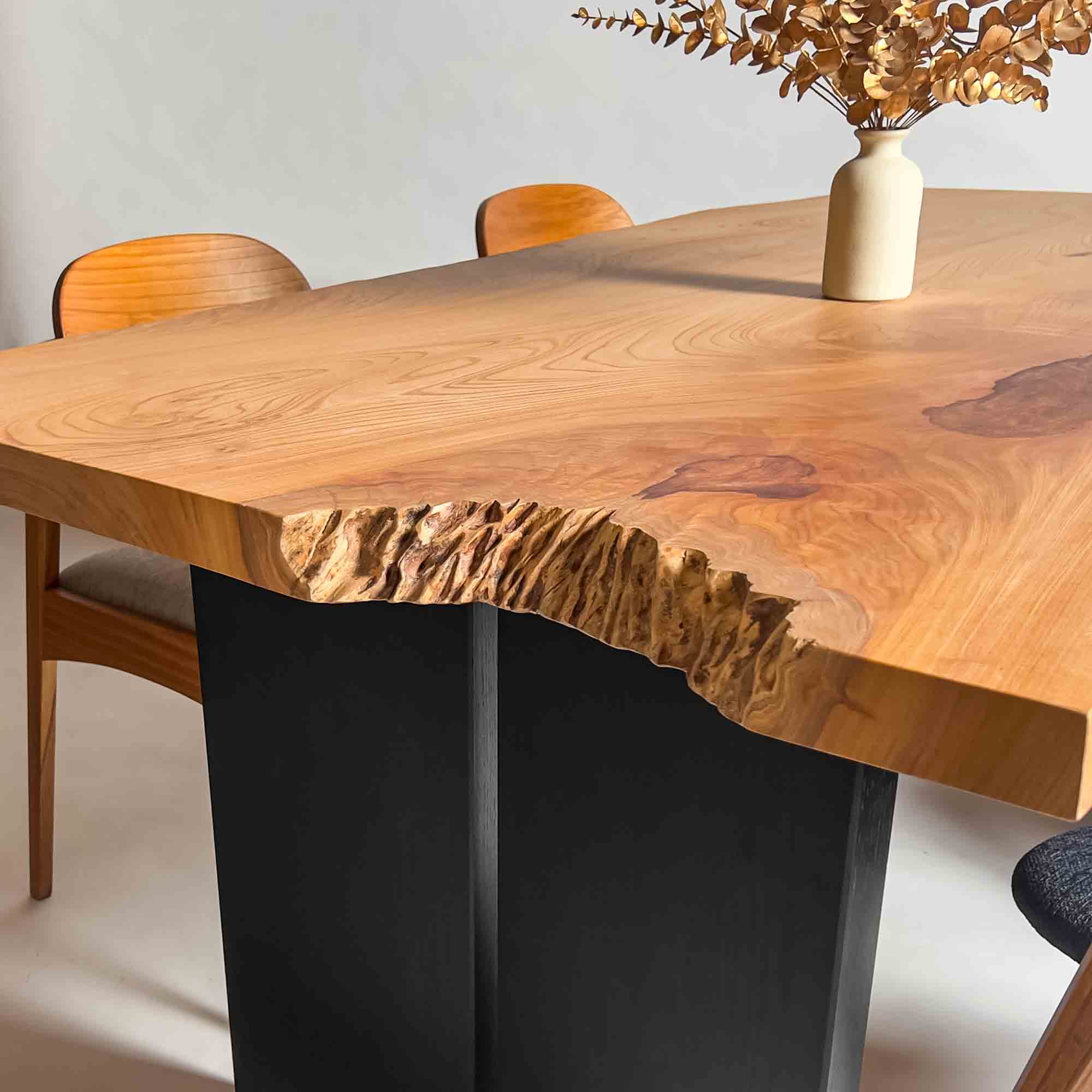 No.2416　欅（けやき）/一枚板ダイニングテーブル