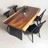 No.2095　モンキーポッド/一枚板ダイニングテーブル