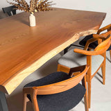 No.2383　欅（けやき）/一枚板ダイニングテーブル