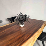 No.2095　モンキーポッド/一枚板ダイニングテーブル