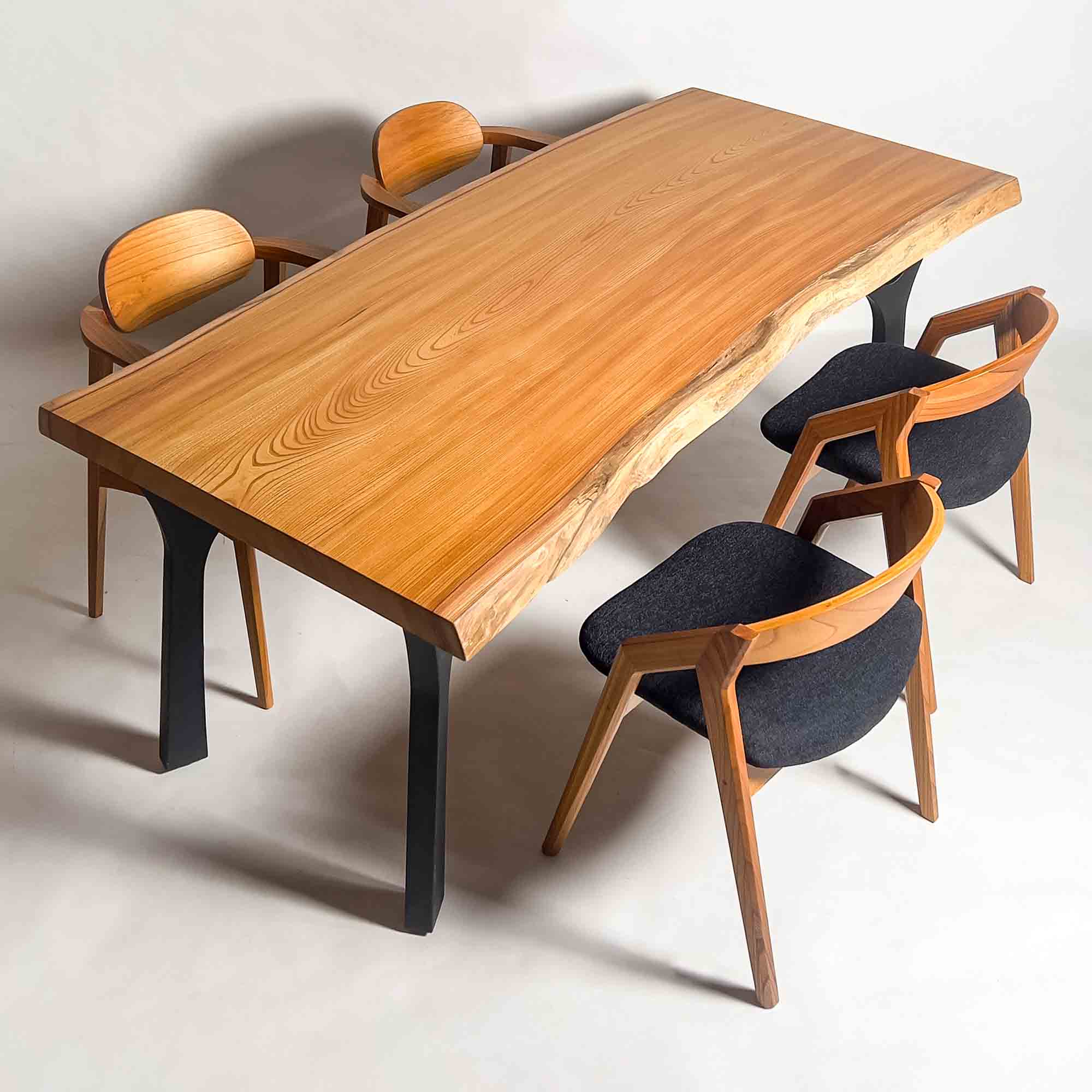 No.2422　欅（けやき）/一枚板ダイニングテーブル