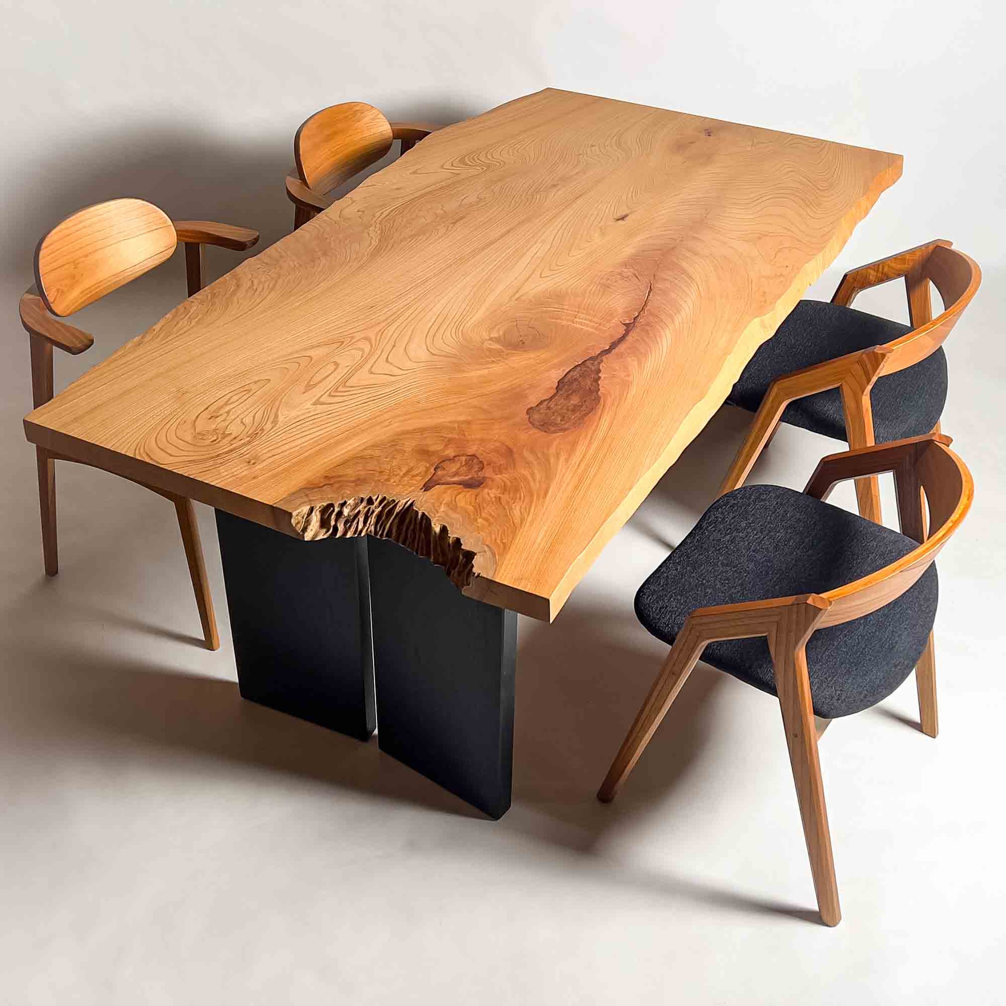 No.2416　欅（けやき）/一枚板ダイニングテーブル