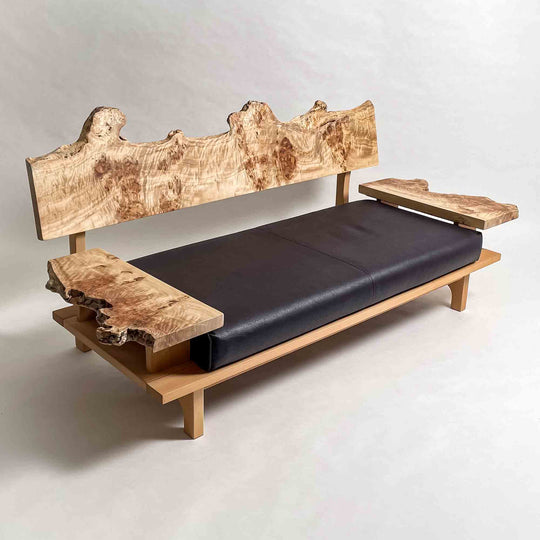 No.2246　ポプラ/天然無垢 一枚板ソファ