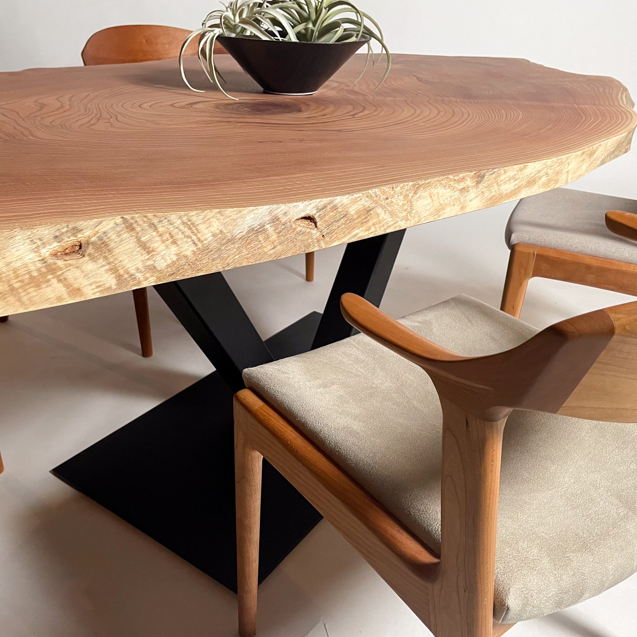 KIDOMEIMOKU センダン一枚板ダイニングテーブル｜180cm(4～6人掛け