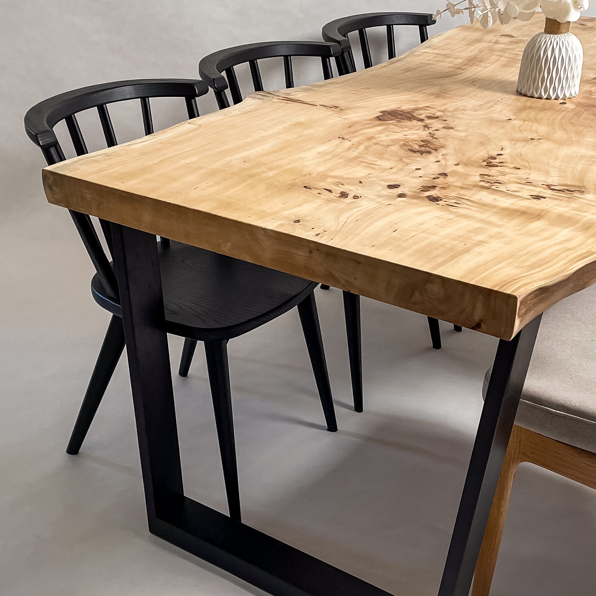 No.2352　ポプラ/一枚板ダイニングテーブル