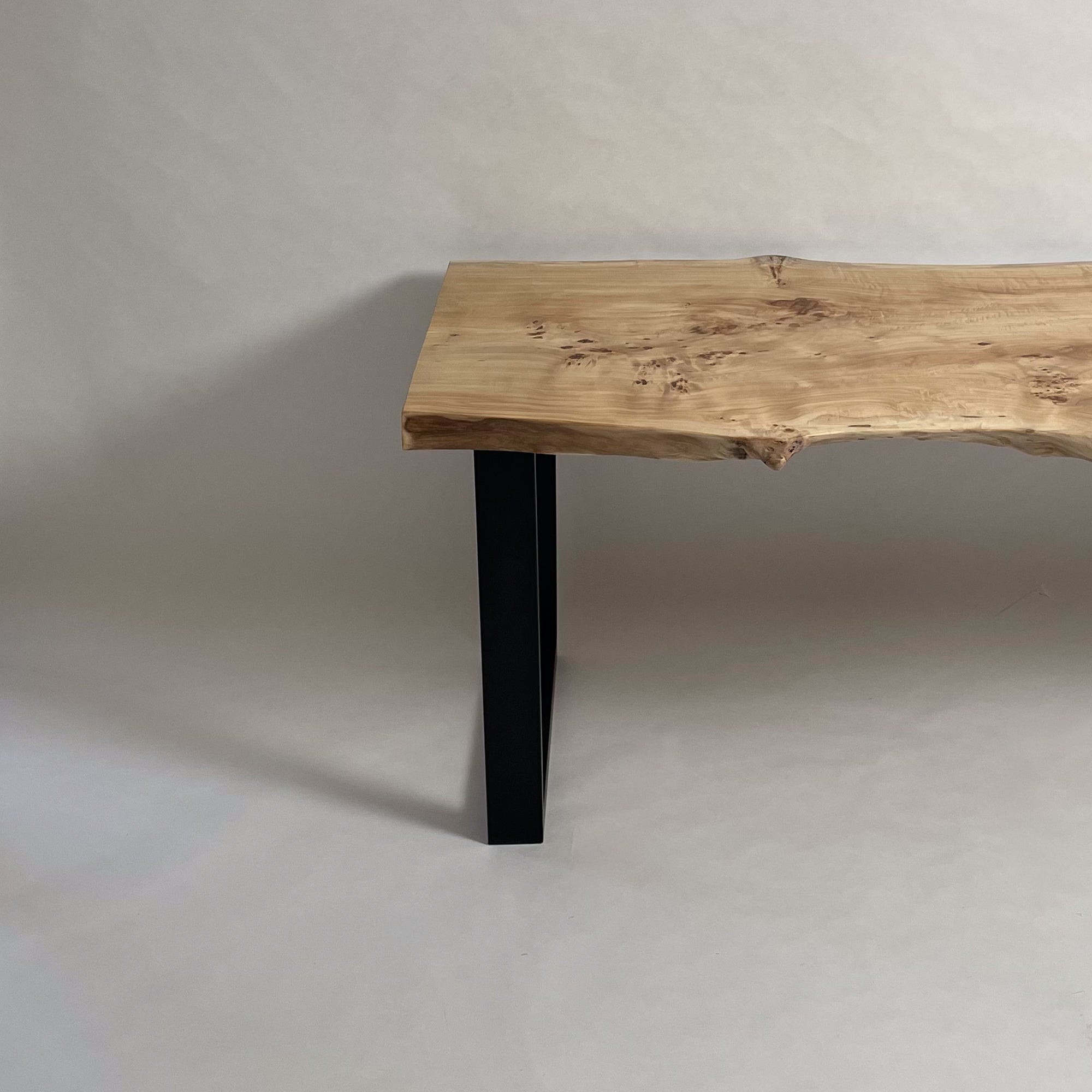 No.2352　ポプラ/一枚板ダイニングテーブル