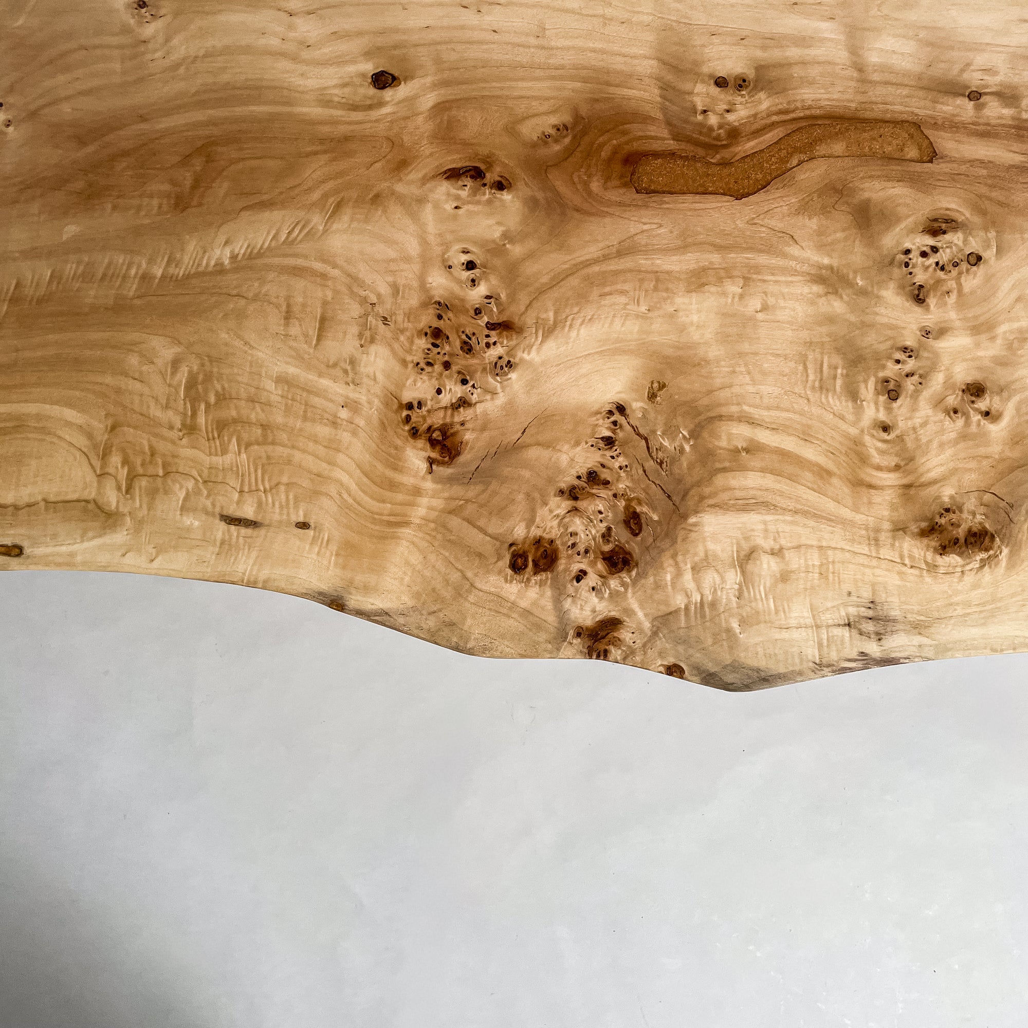 No.2352　ポプラ/一枚板ダイニングテーブル