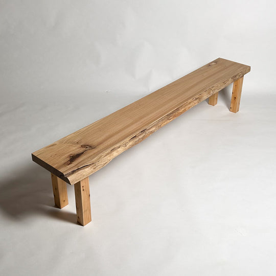 No.1662　楡（にれ）/一枚板ベンチ