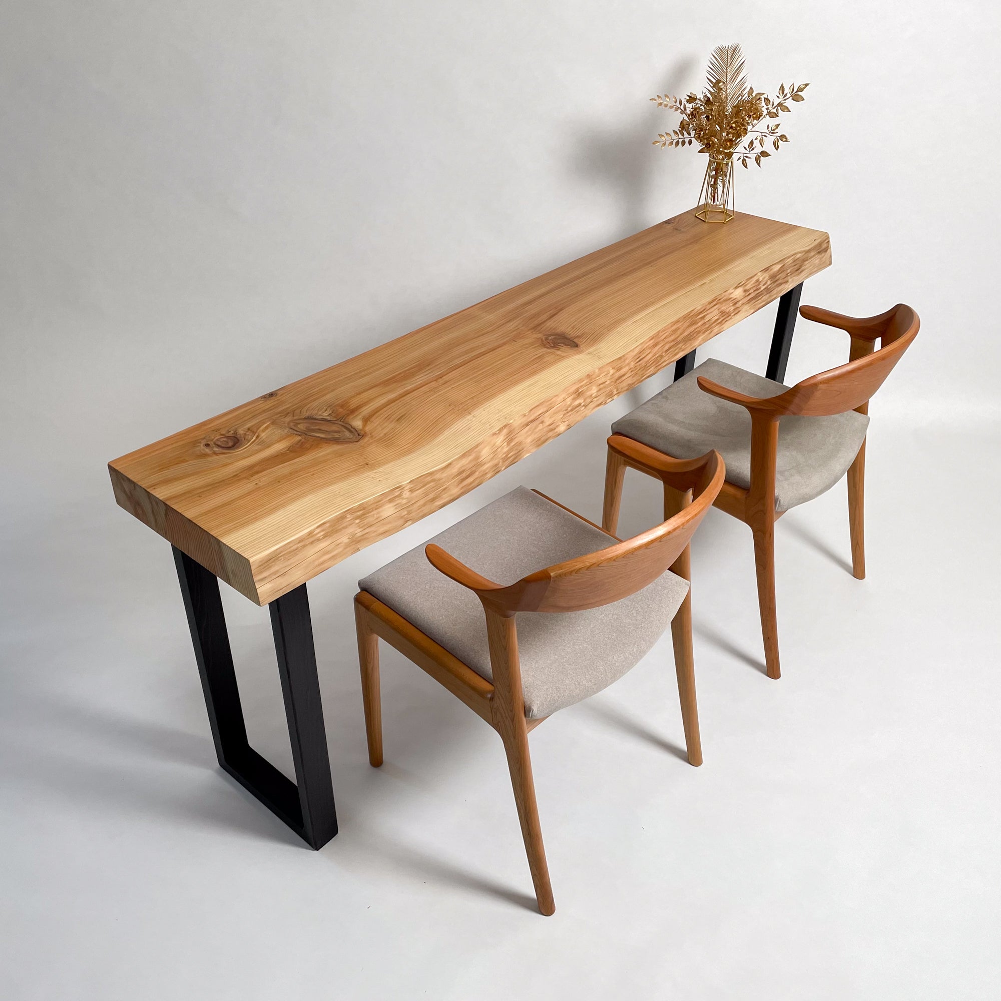KIDOMEIMOKU 吉野杉一枚板カウンター｜170cm(2人掛け) – KIDO