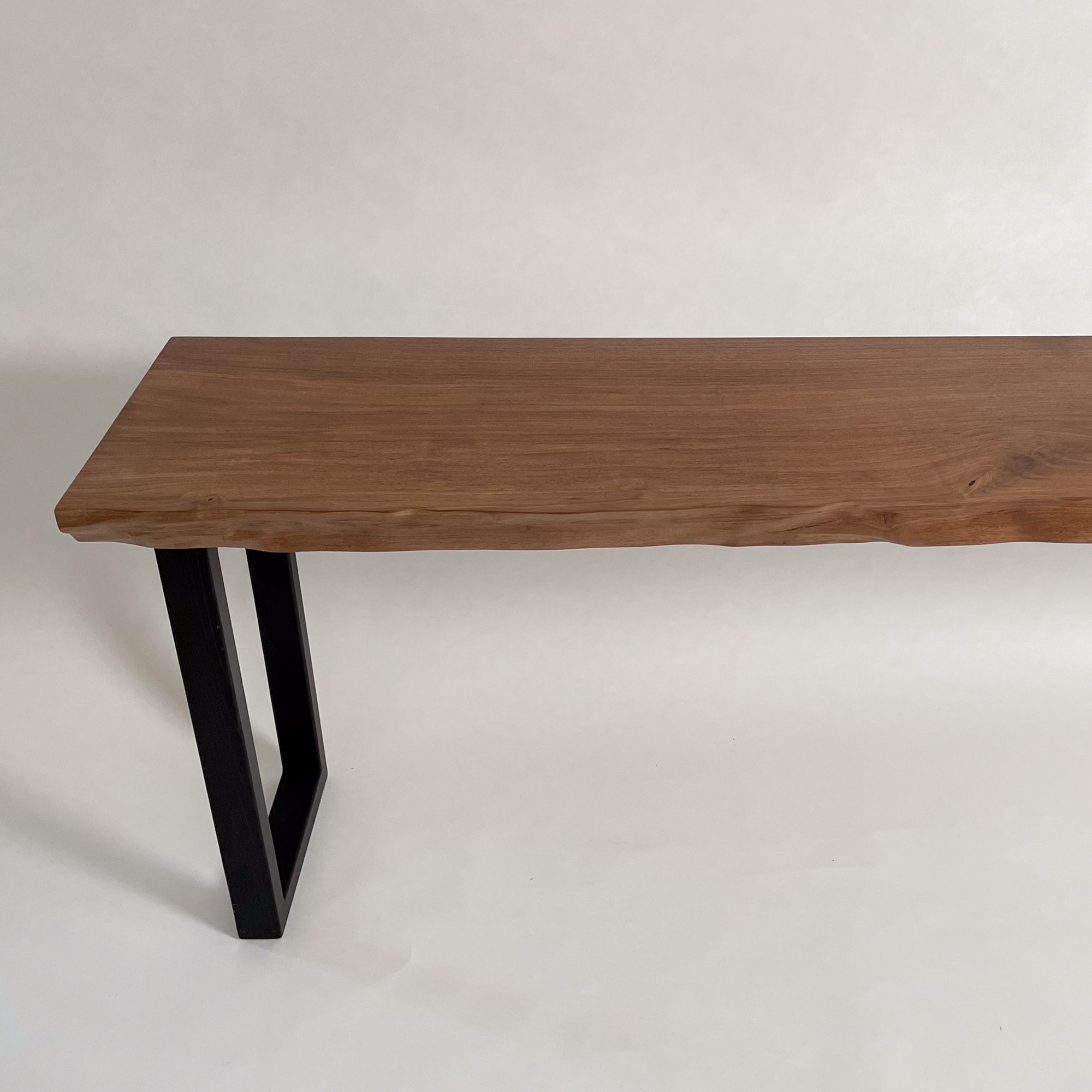 KIDOMEIMOKU ウォールナット一枚板カウンター｜200cm(3人掛け