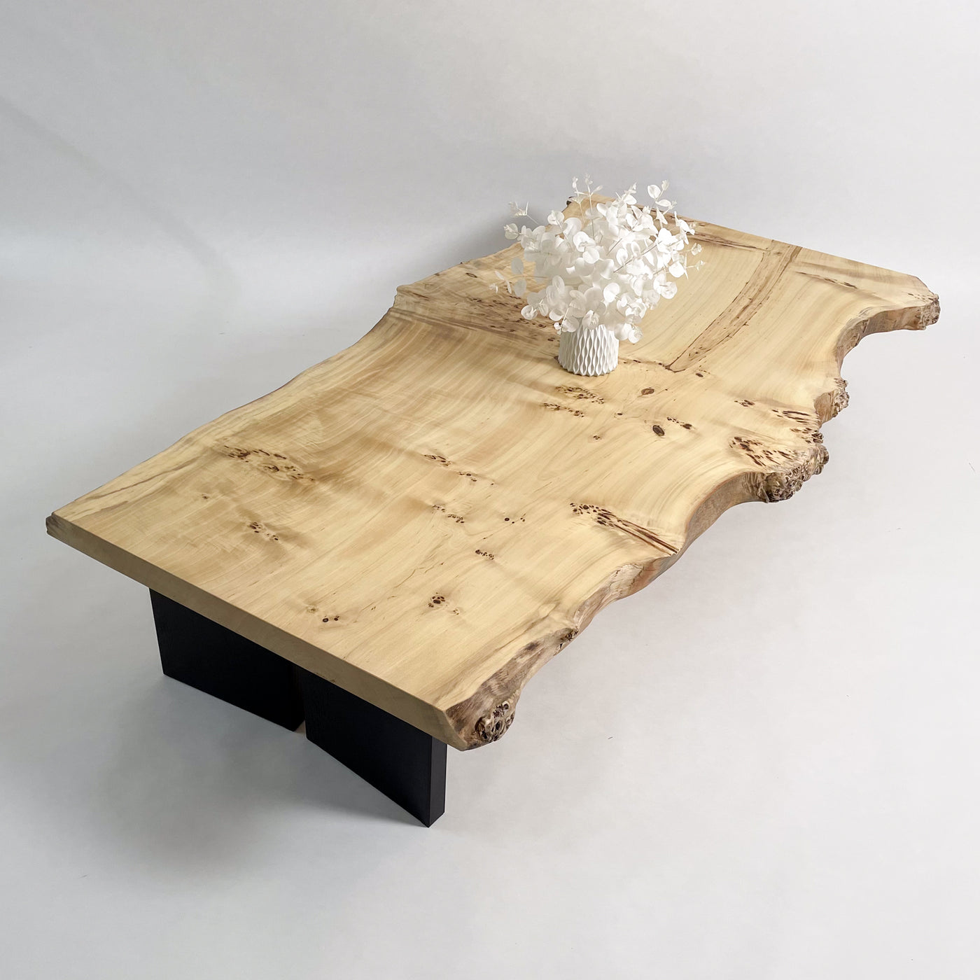 No.1656　ポプラ/一枚板座卓