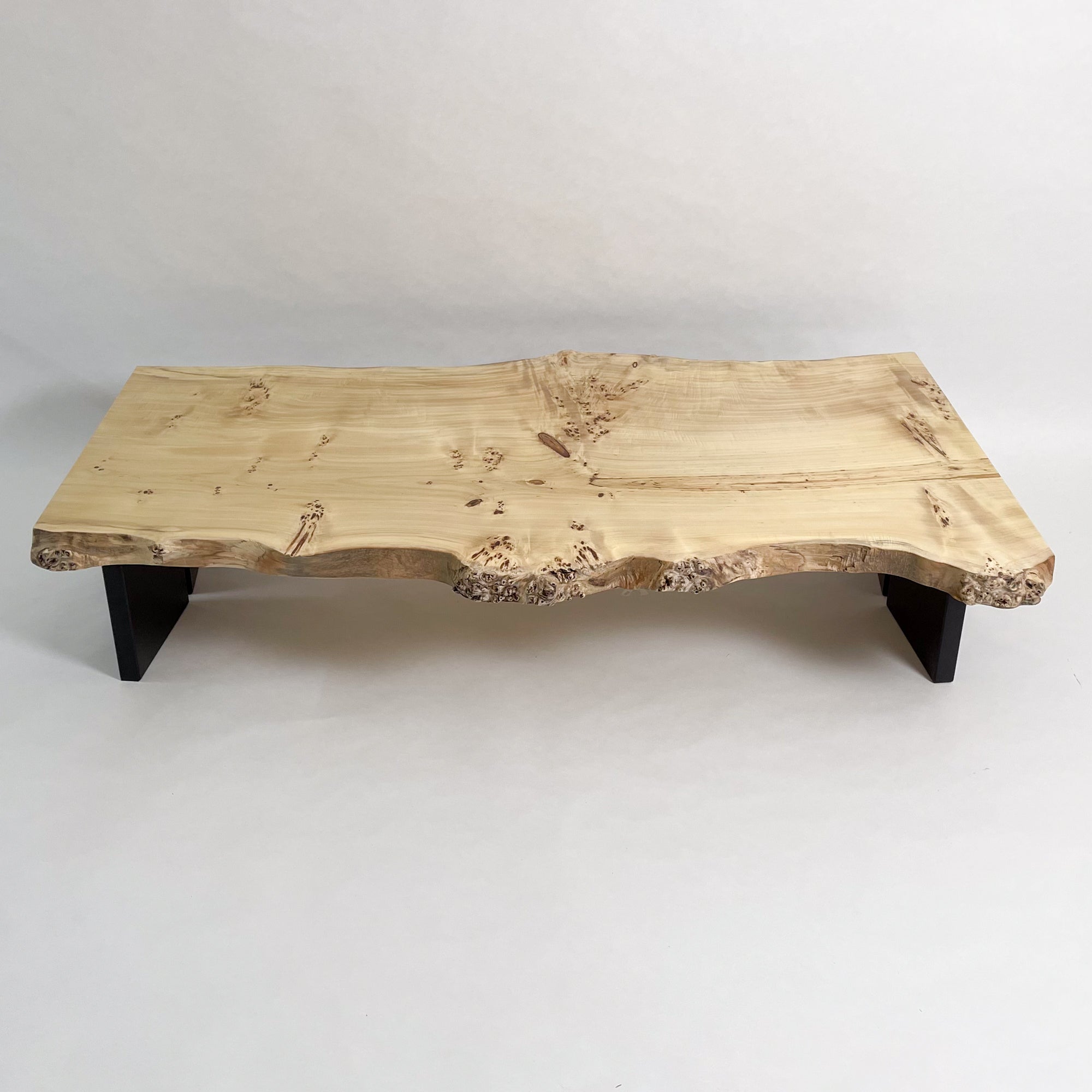 ｆ48　美品　ポプラ一枚板　座卓 f48 美品 ポプラ一枚板 座卓 （ポプラ一枚板・無垢板特集の