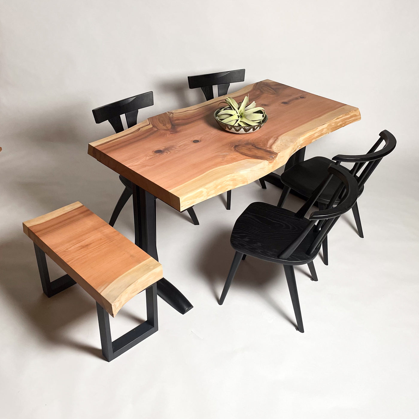 No.1887　吉野杉/一枚板ダイニングテーブル/& OSOROISU