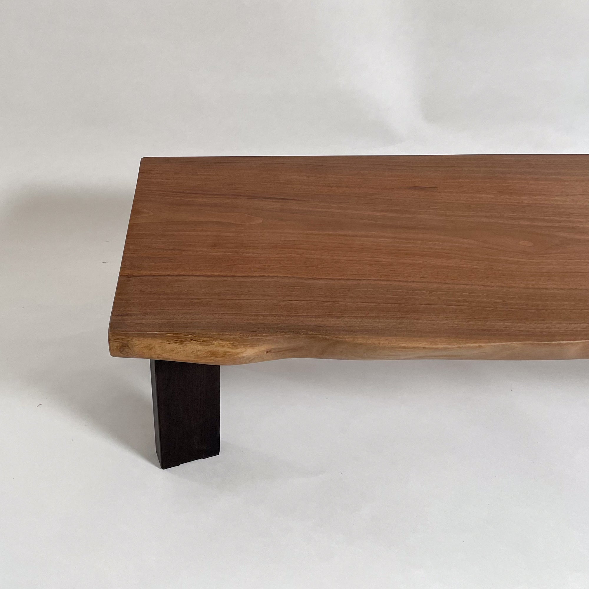 KIDO MEIMOKU ウォールナット一枚板ローテーブル｜130cm(2人掛け