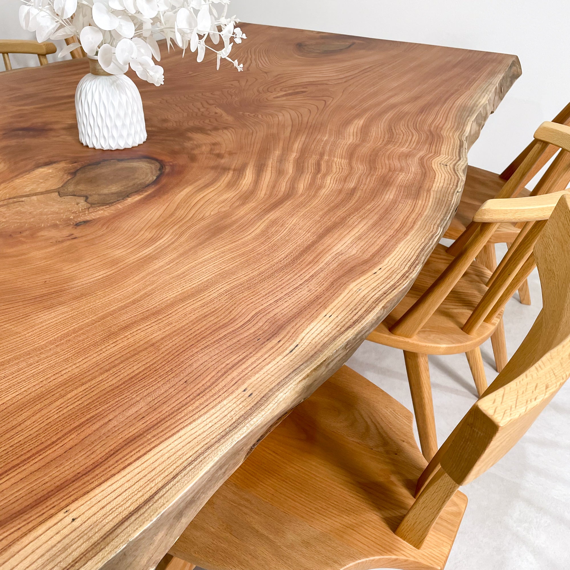 KIDOMEIMOKU 欅一枚板ダイニングテーブル｜250cm(8人掛け