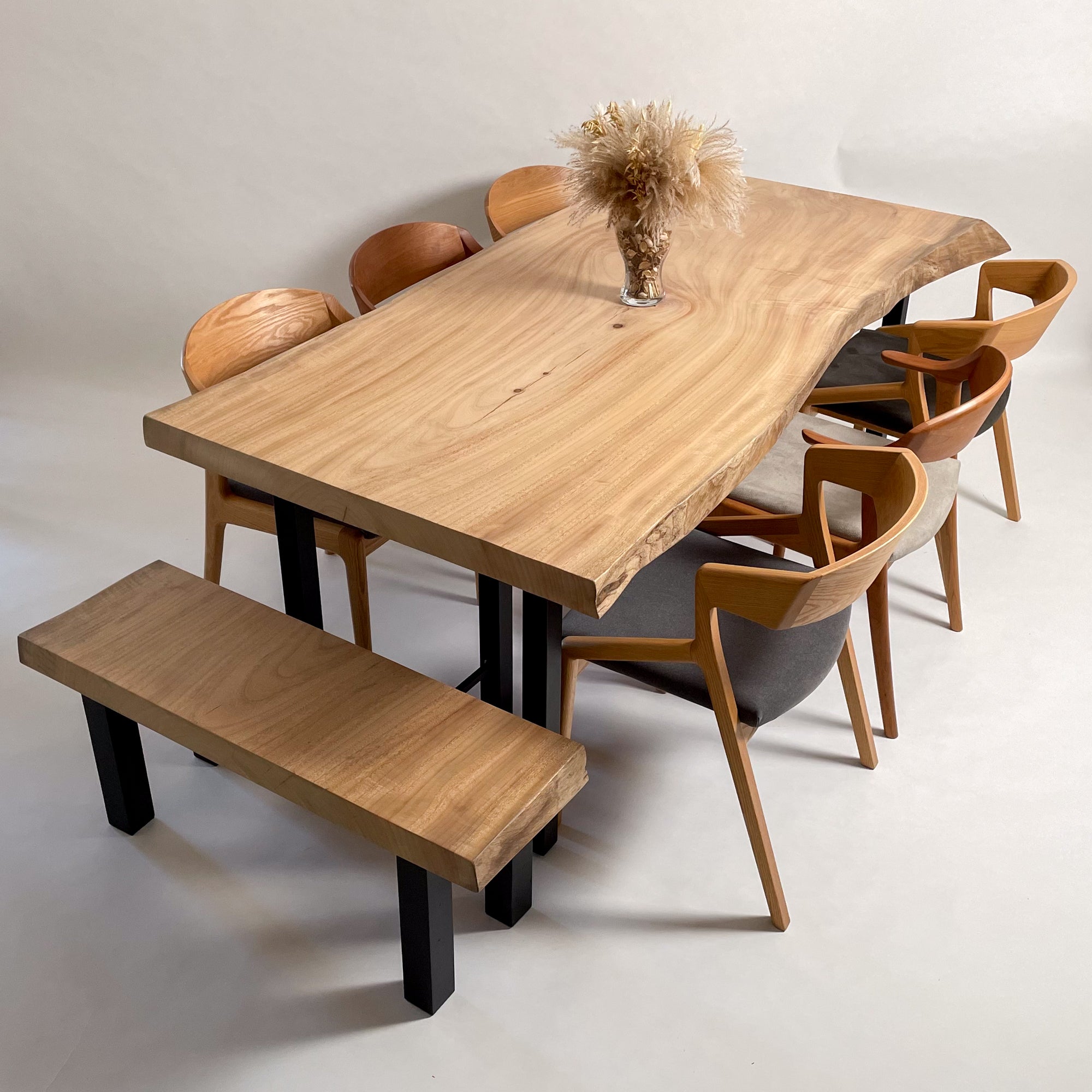 一枚板 テーブル ダイニングテーブル 楠 180cm 座卓 兼用 一枚板