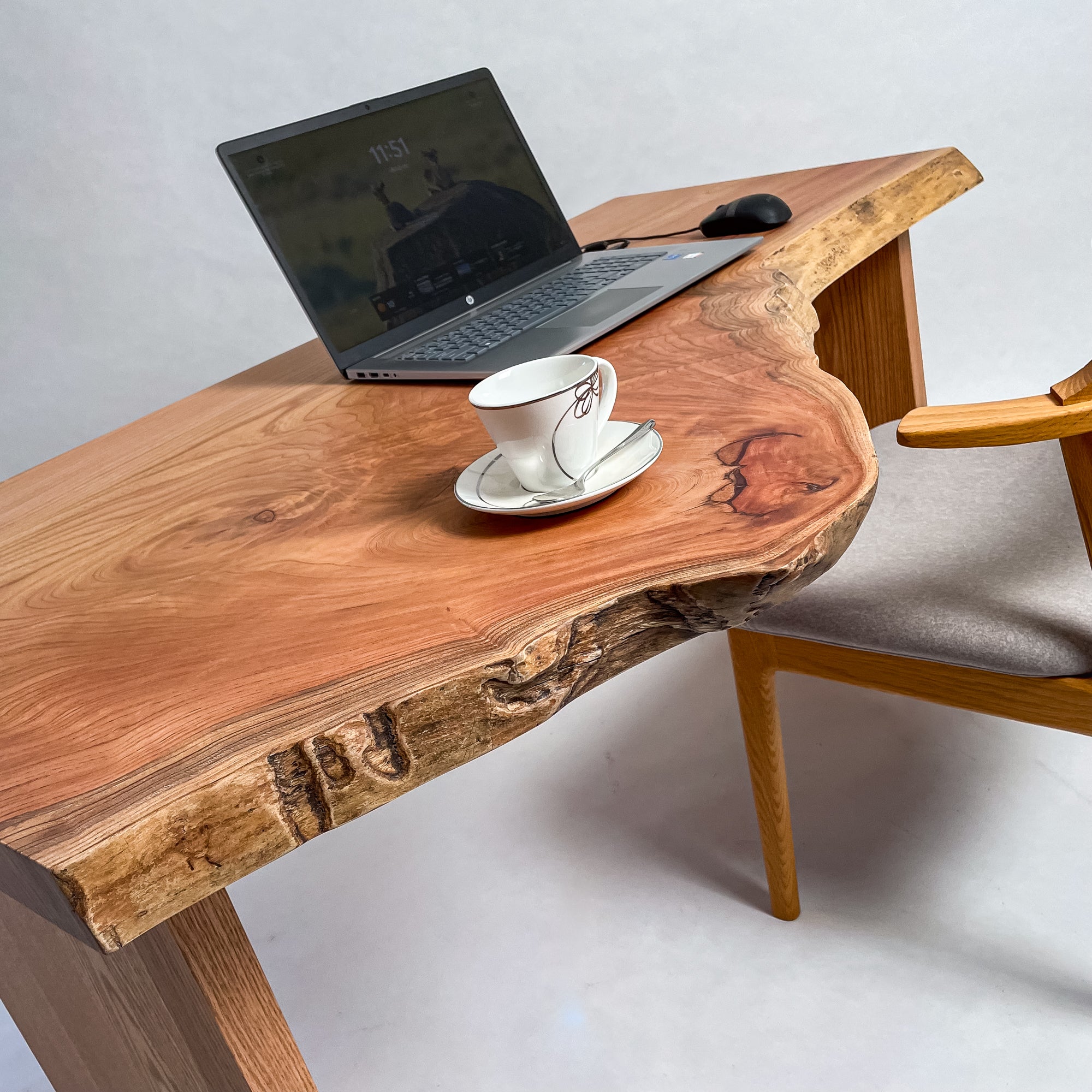 No.2404　欅（けやき）/一枚板デスク