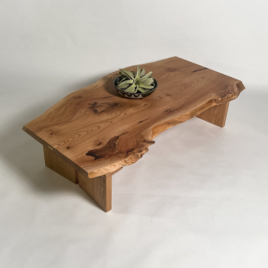 【美品】欅一枚板✕金属黒脚　無垢　木製センターテーブル ブラウン 座卓 150cm 一枚板風 杉無垢 ローテーブル おしゃれ 木製 モダン
