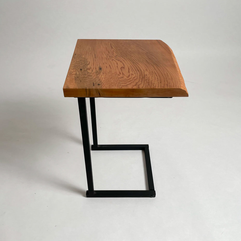 天然杉一枚板 テーブル サイドテーブル コーヒーテーブル 作業台