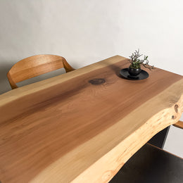 No.1934　吉野杉/一枚板ダイニングテーブル