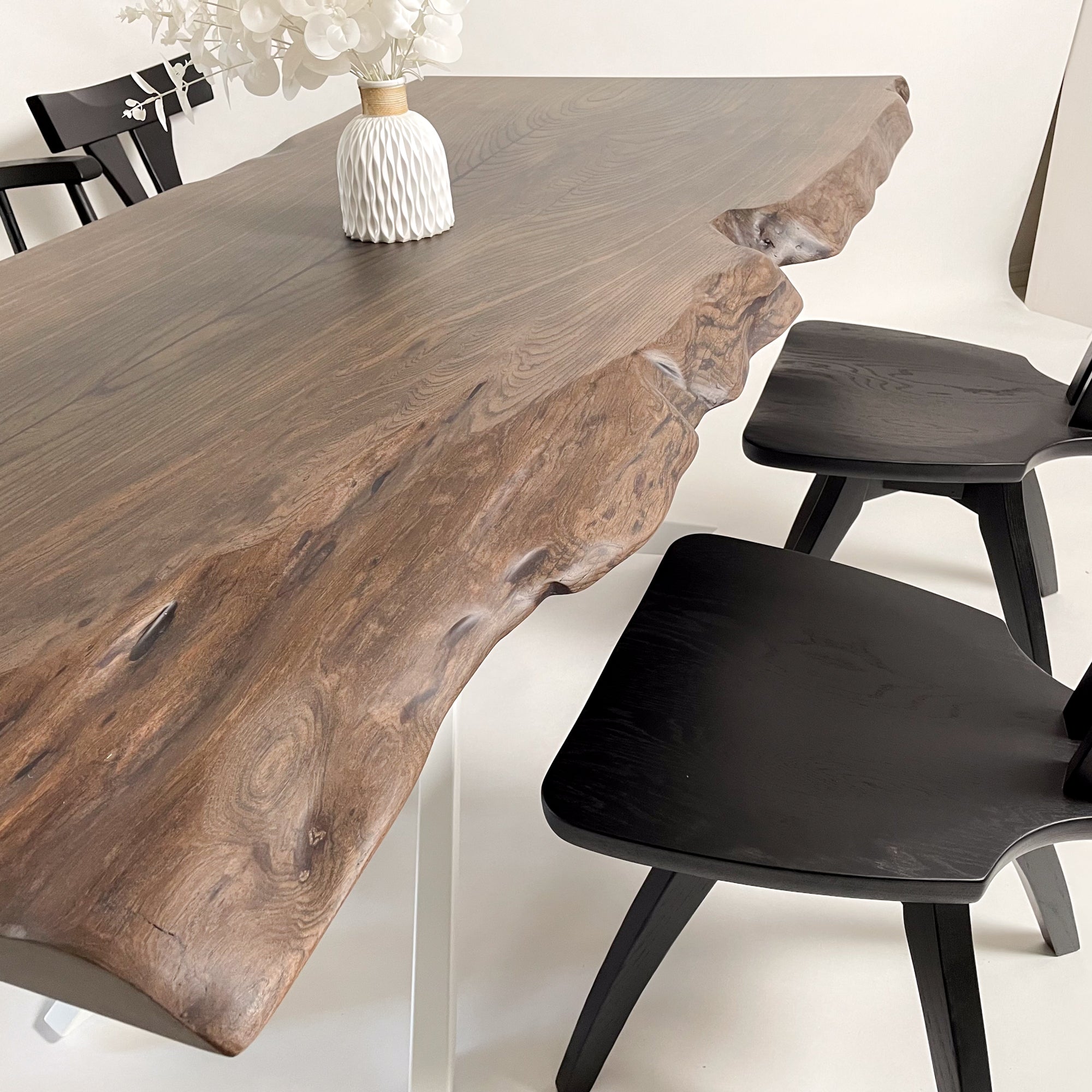 KIDOMEIMOKU 神代欅一枚板ダイニングテーブル｜180cm(6人掛け