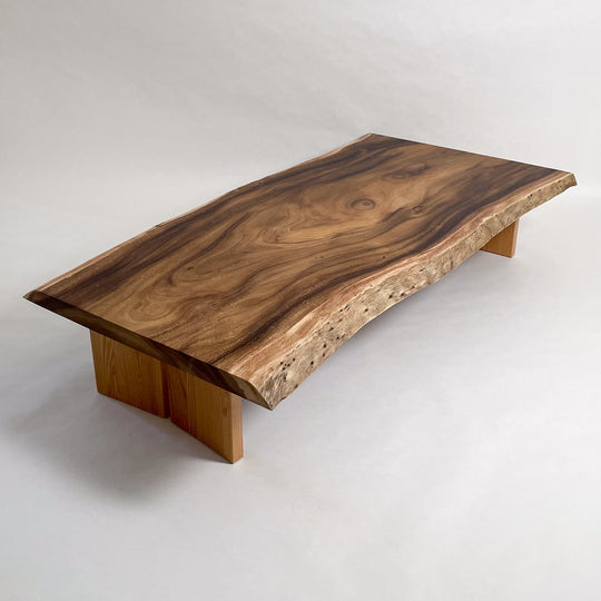 No.1748　モンキーポッド/一枚板座卓